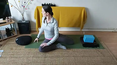 Twisty Yin Yoga class